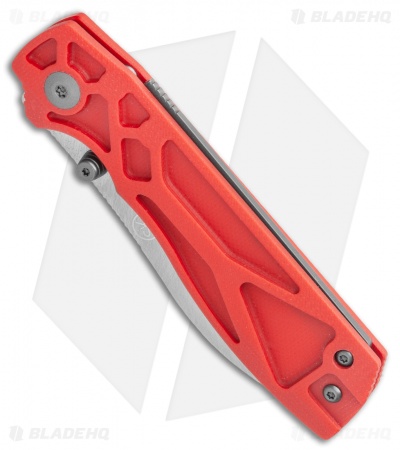 Sandrin Knives Torino Recoil Lock Knife Red G-10 (3" Tungsten Carbide)