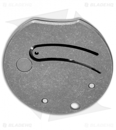 Serge Knife Co. Gen 2 Production Coin Claw Folding Knife Titanium (1" Tumbled) 