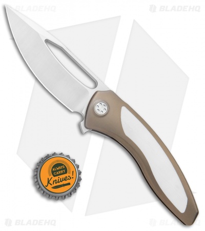 Sharp By Design Void - Manual Folding Knife | Bronze Ti + White G-10