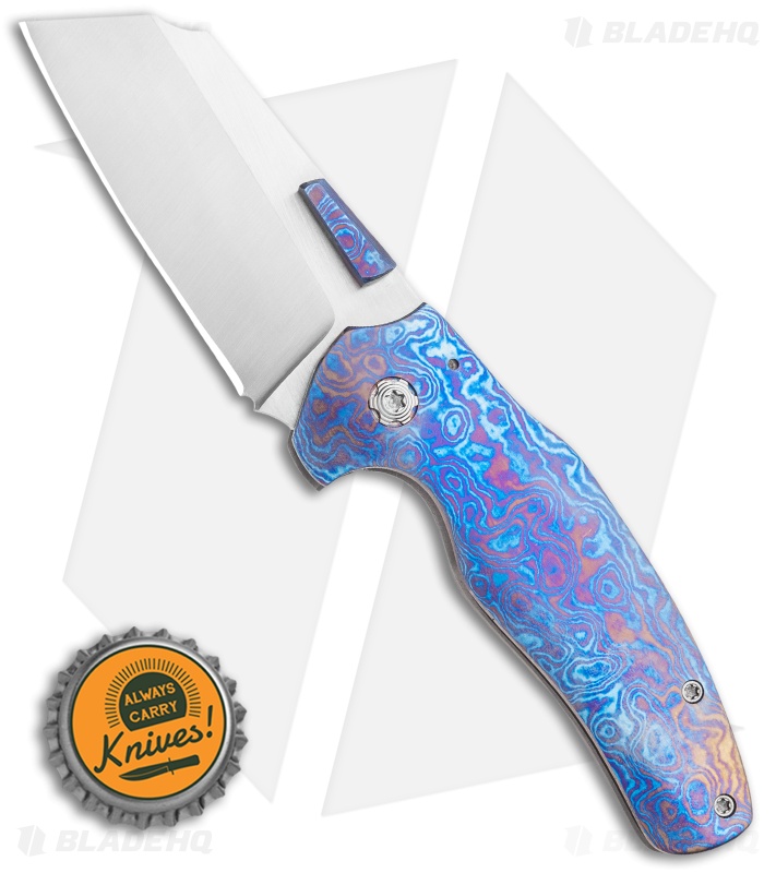 Sheepdog Knives C01C Custom Liner Lock Timascus (3.125" AEBL)