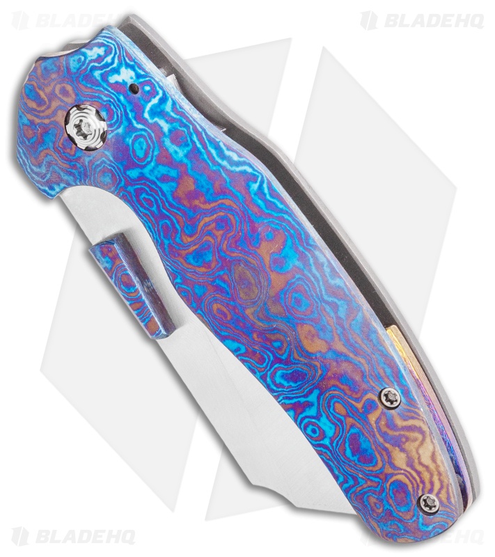 Sheepdog Knives C01C Custom Liner Lock Timascus (3.125" AEBL)