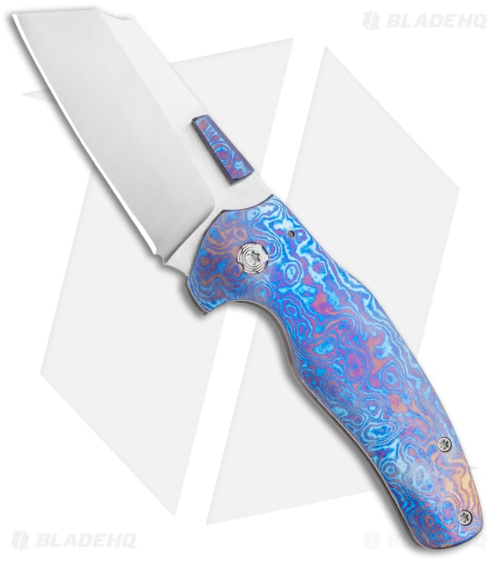 Sheepdog Knives C01C Custom Liner Lock Timascus (3.125" AEBL)