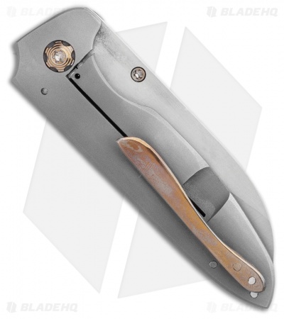 Sheepdog Knives Mini Deviant Custom Liner Lock Burlap Micarta (3.25" San Mai)