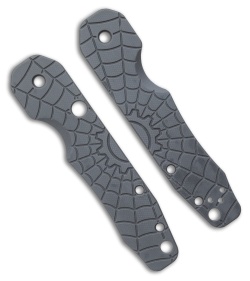 Smock Knives Scales For Spyderco Smock (Spydie Smock Gray G-10) 