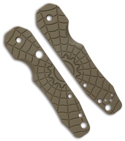 Smock Knives Scales For Spyderco Smock (Spydie Smock OD Green G-10) 