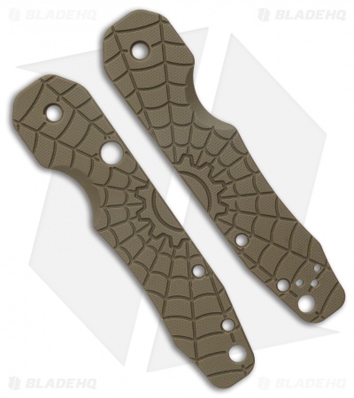 Smock Knives Scales For Spyderco Smock (Spydie Smock OD Green G-10) 