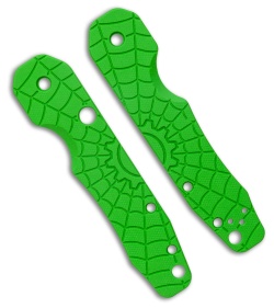 Smock Knives Scales For Spyderco Smock (Spydie Smock Toxic Green G-10) 