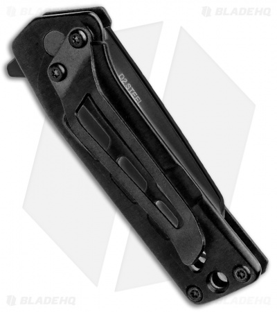 StatGear Slinger EDC Frame Lock Flipper Knife Black (2.1" Black)