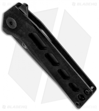 StatGear Slinger EDC Frame Lock Flipper Knife Black (2.1" Black)