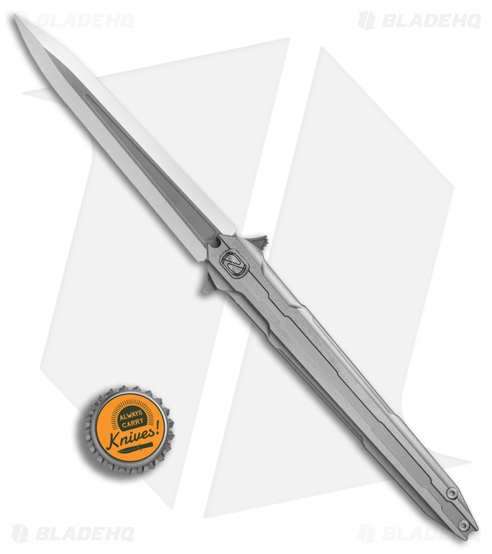 Stedemon Knife Co. Thunderfury Frame Lock Knife Titanium (4.25" Satin) 