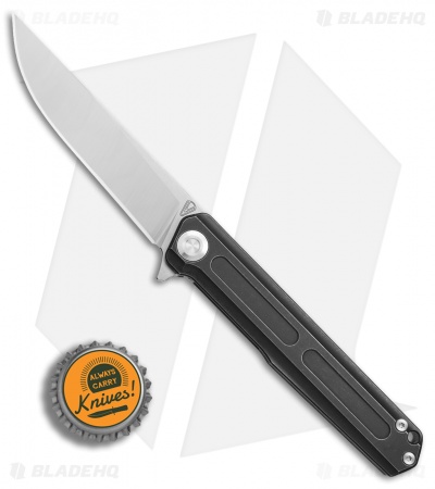 Stedemon Vouking T01BLC Frame Lock Knife Black Titanium (3.3" Satin) 
