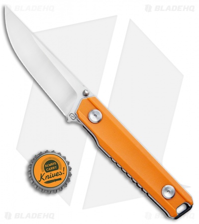 Stedemon ZKC-BP02 Liner Lock Knife Orange (3.5" Satin) BP02ORG