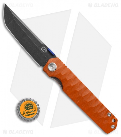 Stedemon ZKC-C03 Shy IV 2017 Tanto Liner Lock Knife Orange G-10 (3.8" Black SW)