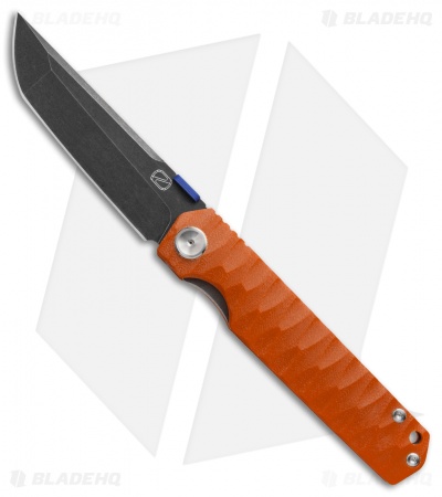 Stedemon ZKC-C03 Shy IV 2017 Tanto Liner Lock Knife Orange G-10 (3.8" Black SW)