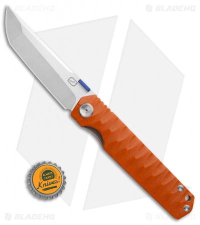 Stedemon ZKC-C03 Shy IV 2017 Tanto Liner Lock Knife Orange G-10 (3.8" Satin)