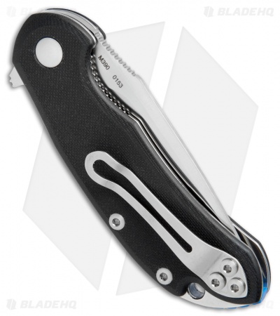 Steel Will Cutjack Urban Mini Flipper Knife Black G-10 (3" Satin M390)