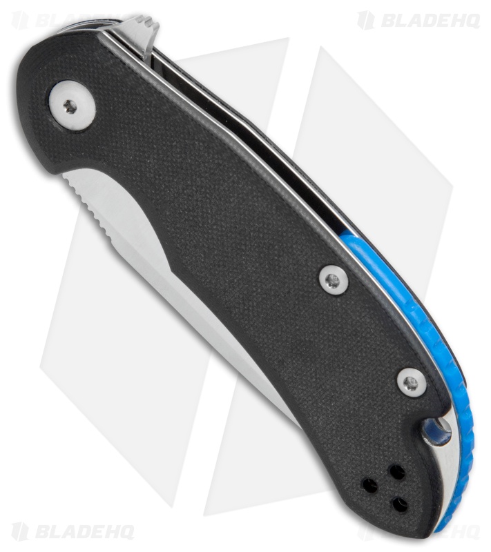 Steel Will Cutjack Urban Mini Flipper Knife Black G-10 (3" Satin M390)