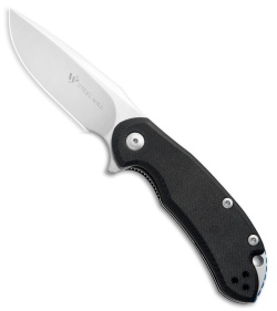 Steel Will Cutjack Urban Mini Flipper Knife Black G-10 (3" Satin M390)