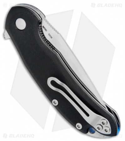 Steel Will Knives Cutjack Urban Flipper Knife Black G-10 (3.5" Satin) C22-2BK