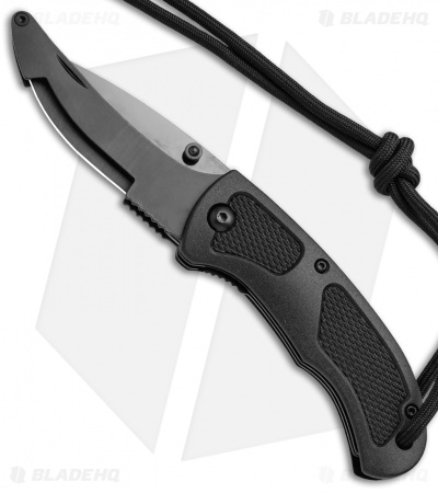 Stone River Gear Ceramic Hunting Knife w/ Point Protector (2.6" Black)