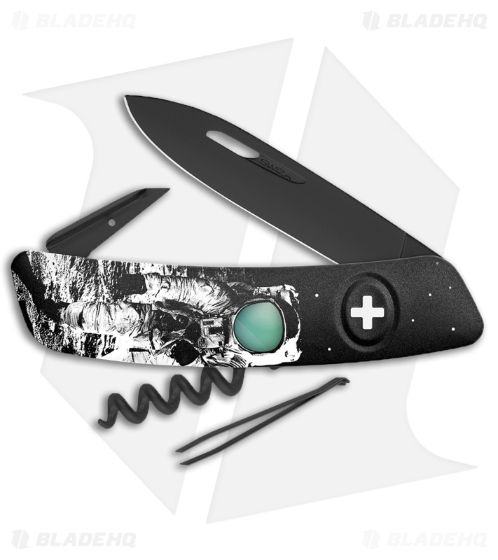 Swiza D01 Moonwalk Swiss Pocket Knife Black (3" Black)