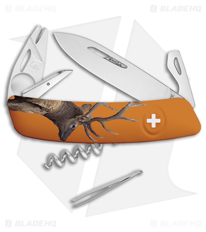 Swiza TT03 Tick Tool Deer Swiss Pocket Knife Orange (3