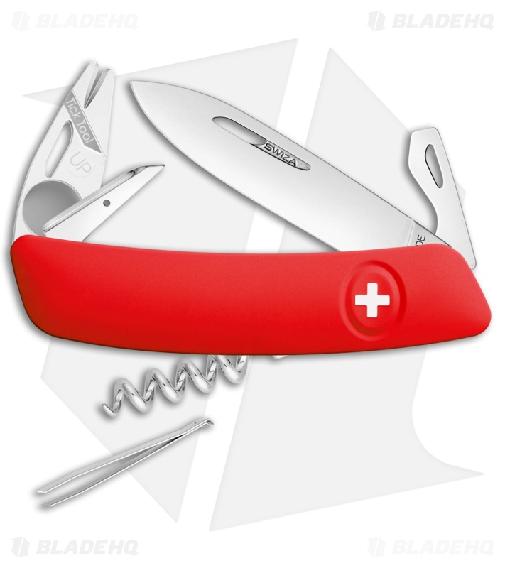 Swiza TT03 Tick Tool Swiss Pocket Knife Red (3