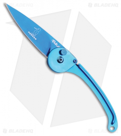 Tekut Pecker C Folding Knife Blue Stainless Steel (2.5" Blue) LK5063C