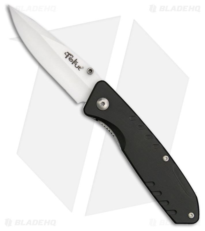 Tekut Spike Liner Lock Folding Knife Black Aluminum (3" Ceramic) LK5070