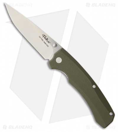 Tekut Zero Liner Lock Folding Knife OD Green G-10 (3.825" Satin) LK5277 