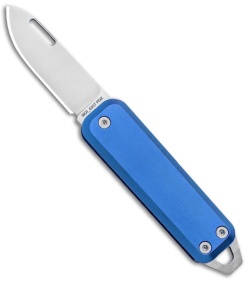 The James Brand The Elko Slip Joint Keychain Knife Cerulean (1.6" Satin)