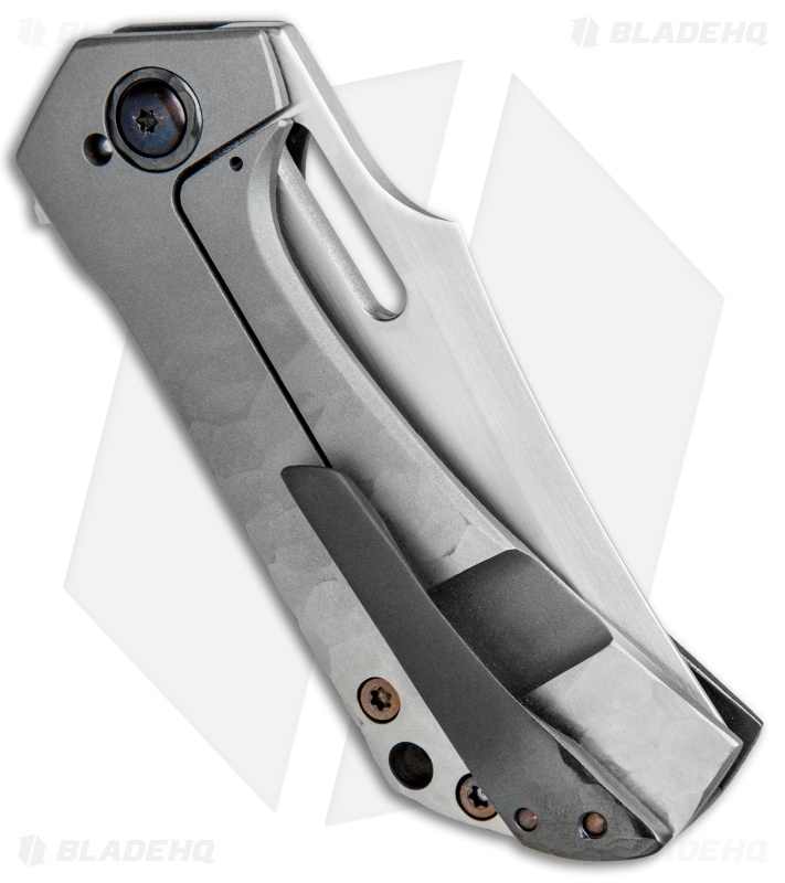 TuffKnives Geoff Blauvelt Custom Horizon Mini Knife Zirconium (2.75" Hand Satin)