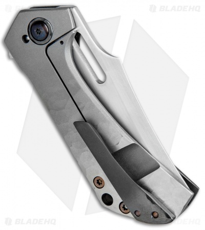 TuffKnives Geoff Blauvelt Custom Horizon Mini Knife Zirconium (2.75" Hand Satin)