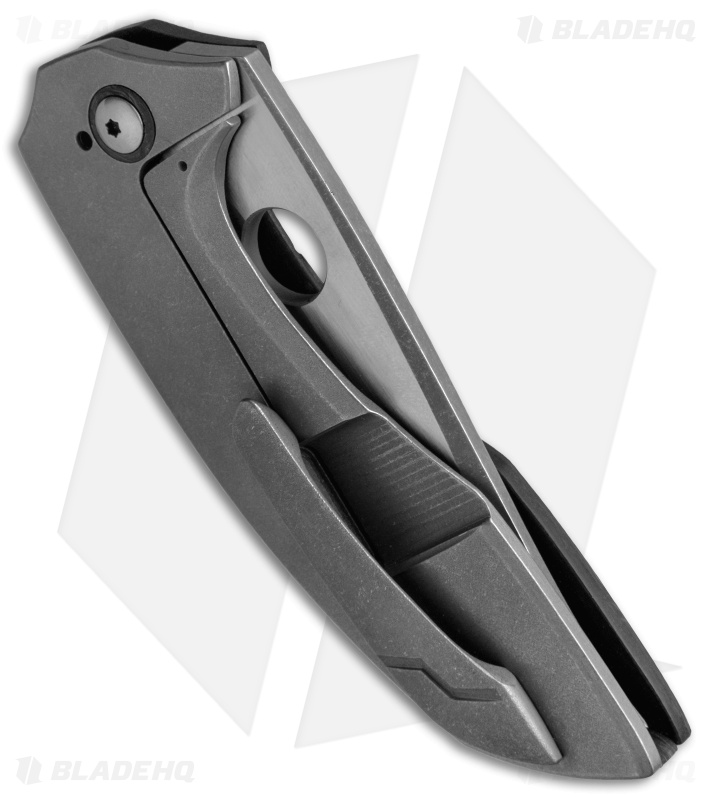 TuffKnives Geoff Blauvelt Custom Catalyst O Knife Marble CF/G-10 (Acid SW)