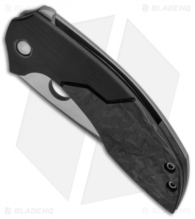 TuffKnives Geoff Blauvelt Custom Catalyst O Knife Marble CF/G-10 (Acid SW)