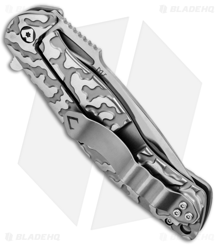 V Nives Atmosphere Frame Lock Knife Gray Titanium (3.3" Satin) 