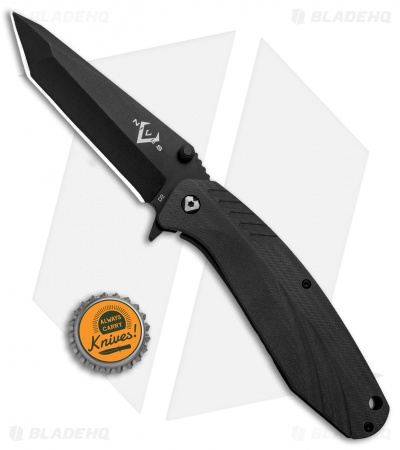 V Nives SFL Tanto Frame Lock Knife Black G-10 (3.5" Black)