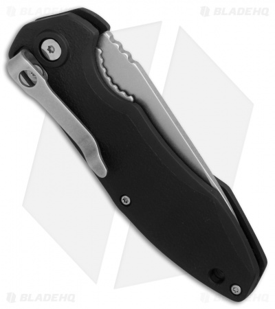 V Nives Scuff Liner Lock Knife Black FRN (2.8" Stonewash)