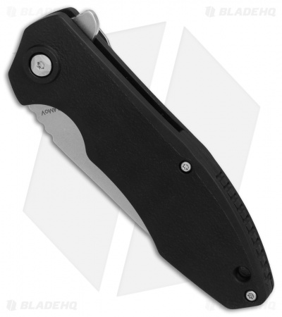 V Nives Scuff Liner Lock Knife Black FRN (2.8" Stonewash)