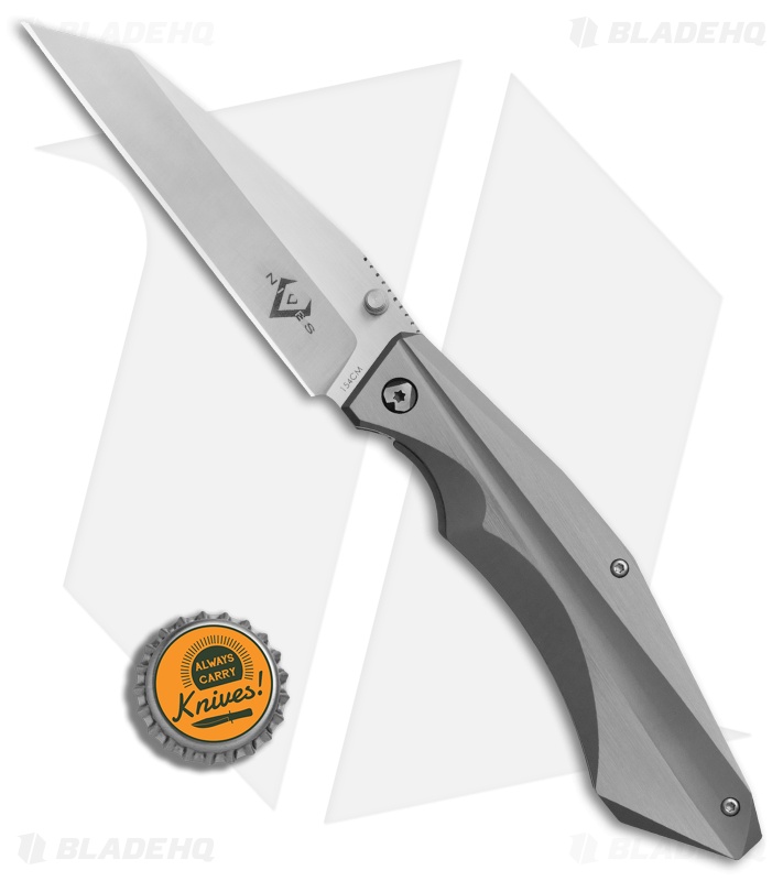 V Nives Ti-Sportster Frame Lock Knife Gray Titanium (3.75" Satin) V03TIP