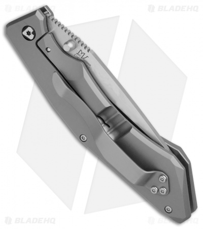 V Nives Ti-Sportster Frame Lock Knife Gray Titanium (3.75" Satin) V03TIP