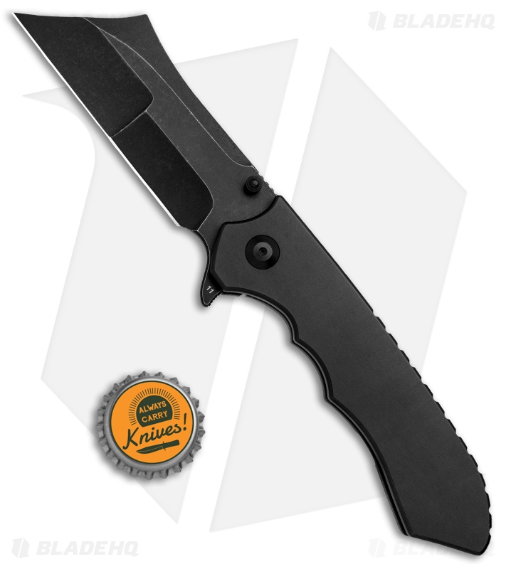 VDK Impaler Integral Frame Lock Knife Black DLC (3.5" Black)