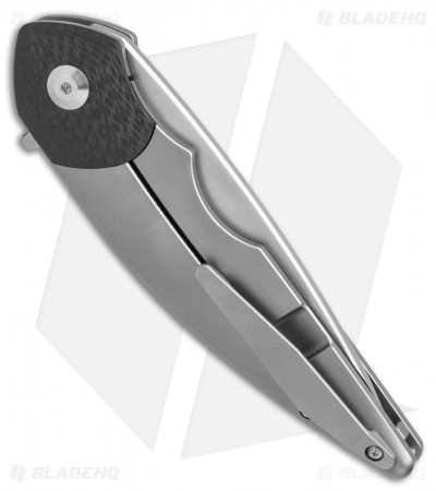 VDK Pioneer Of The Nile Frame Lock Knife Ti/CF (4" Satin)