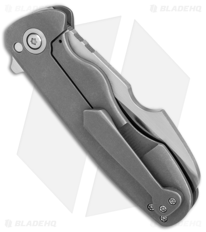 ViKnives Custom Stonehead Frame Lock Knife Titanium (3.4" Satin)