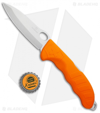 Victorinox Hunter Pro Lockback Knife Orange w/ Pouch (3.75") 0.9411.M9