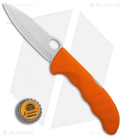 Victorinox Hunter Pro Lockback Knife Orange Zytel w/ Pouch (3.8" Bead Blast)