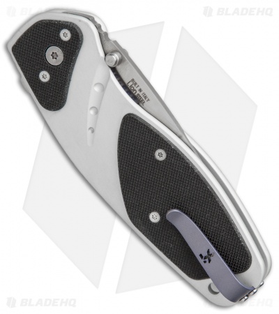 Xikar Extreme X-188 Liner Lock Knife Silver Al/Black G-10 ( 3" Satin)
