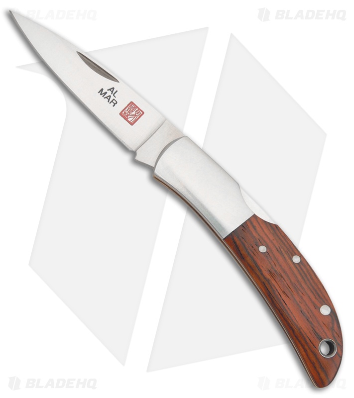 Al Mar Hawk Classic Gentleman's Pocket Knife Cocobolo Wood (2.5" Satin) 1002C