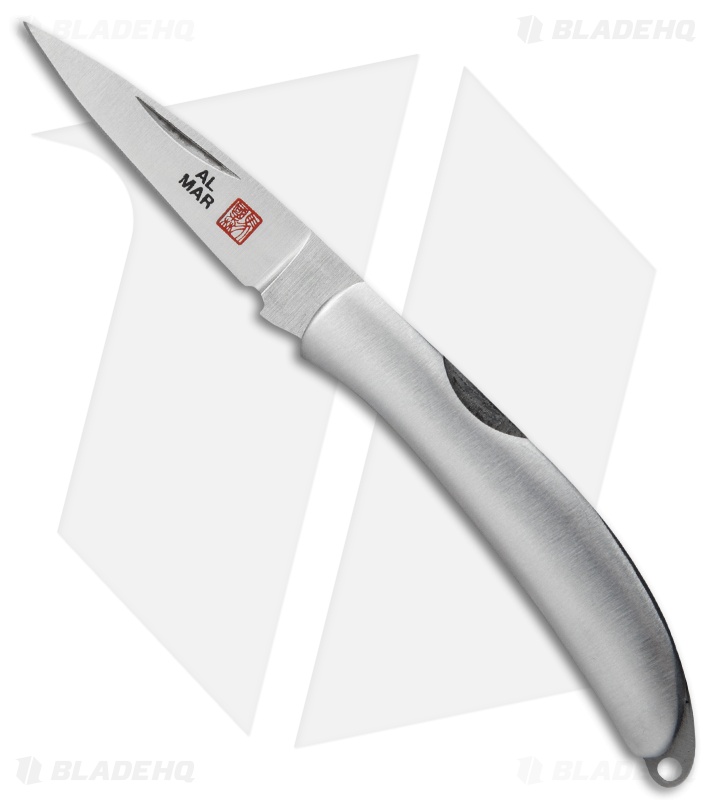 Al Mar Classic Osprey Pocket Knife Stainless Steel (1.65" Satin Plain) 1001SS