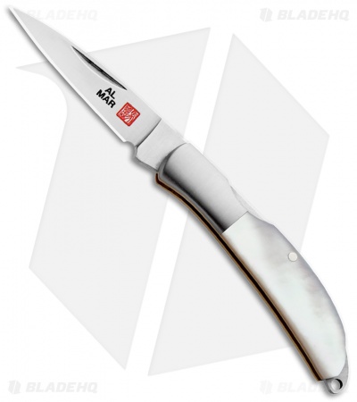 Al Mar Classic Osprey Pocket Knife Mother of Pearl (1.65" Satin Plain) 1001P